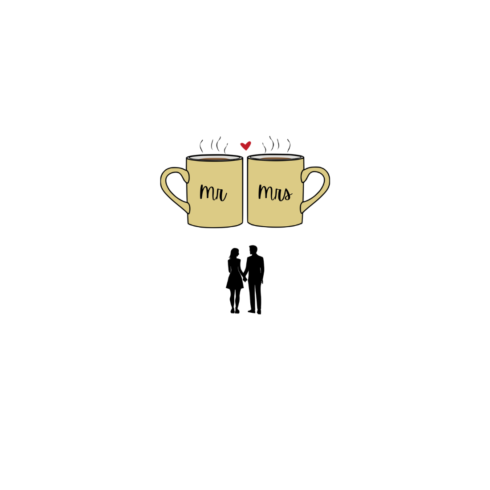 Mr and Mrs Tea Mugs cover image.