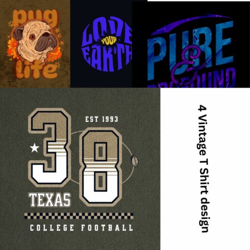 Authentic Vintage Style T-Shirt cover image.