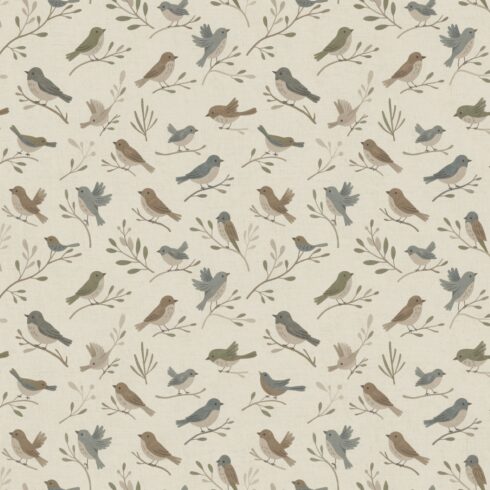 Seamless Geometric Bird Pattern with Abstract Silhouettes – Modern Editorial Vector Surface Design cover image.