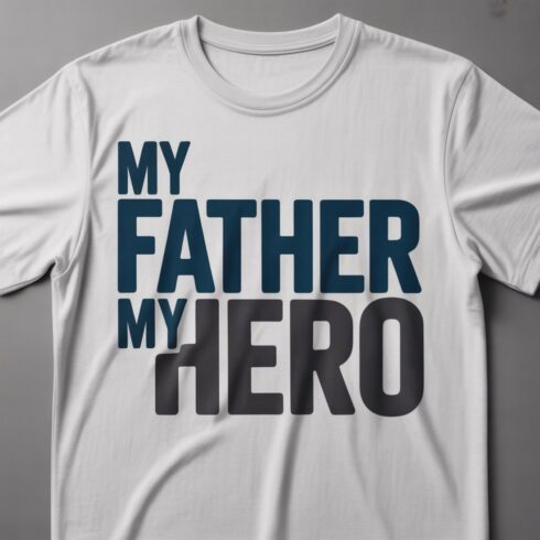 Emotional Father Quote T-Shirt Design for Print on Demand cover image.