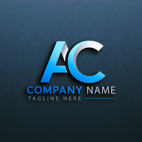 AC Letter Logo Design | Modern Minimal Logo Template | 100% Editable Vector Branding cover image.