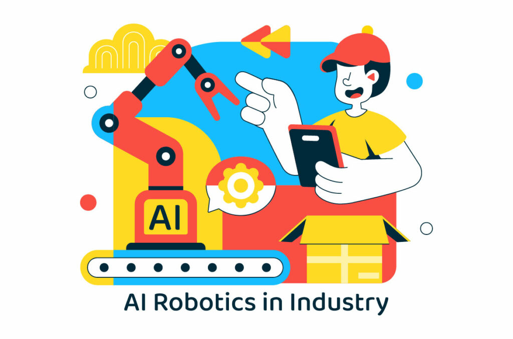 10 AI Robotics In Industry Illustration - MasterBundles