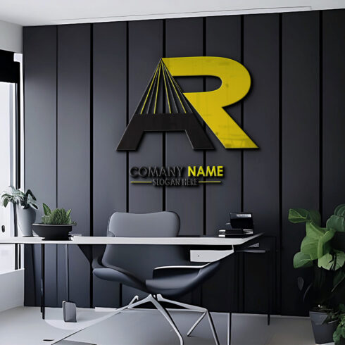 AR Letter Logo design cover image.