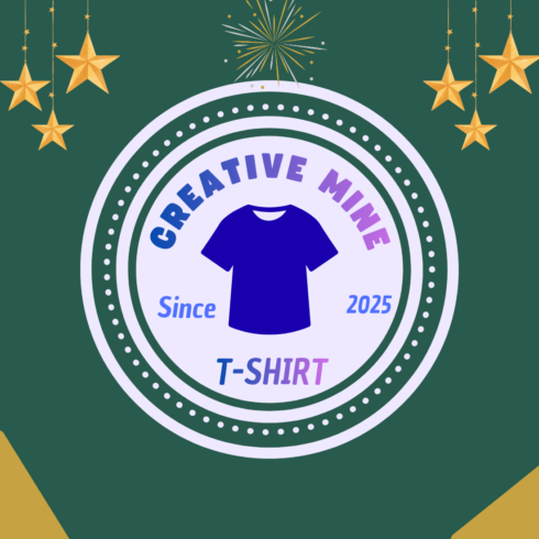 Creative Mine | Modern Apparel & T-Shirt Brand Logo Template cover image.