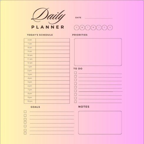 Minimalist Daily Planner cover image.