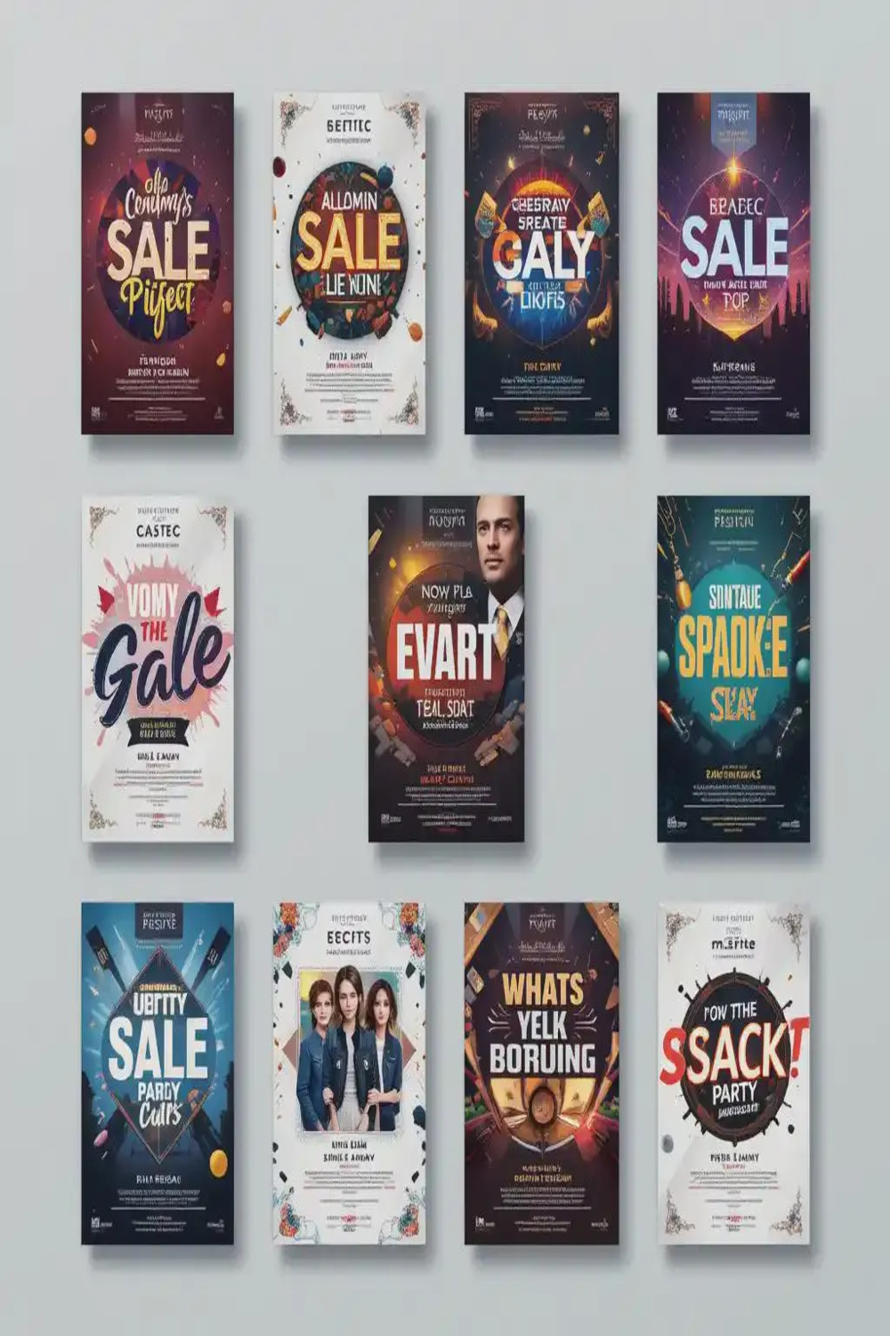 1K+ Professional Flyer Photoshop Collection | 1000+ Editable PSD Flyer Designs for Business, Marketing & Events pinterest preview image.