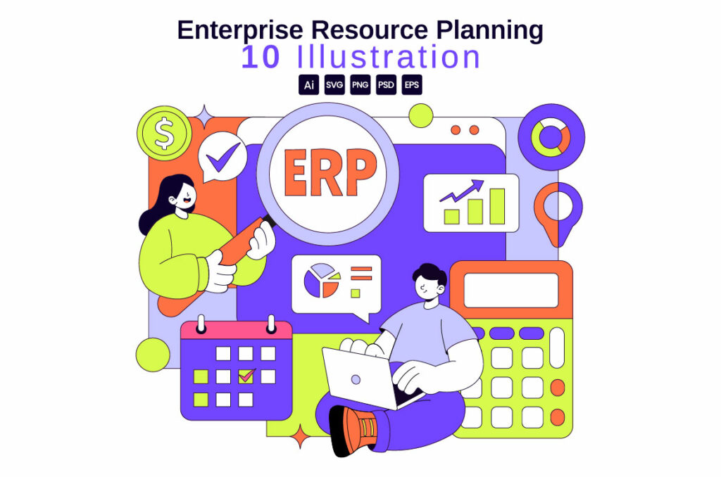 Incode Erp 10 10 ERP Software System Illustration - MasterBundles