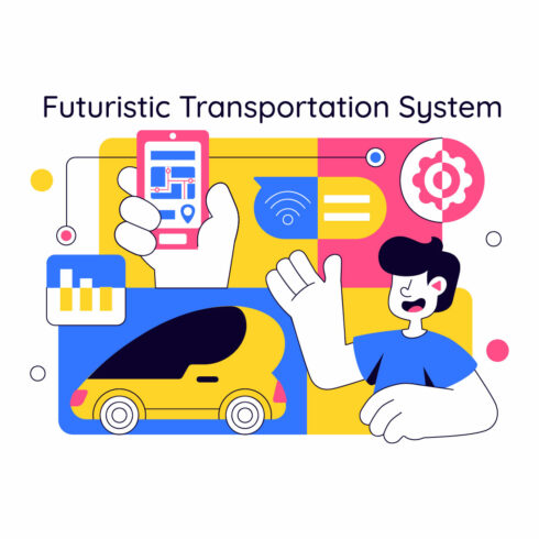 10 Futuristic Transportation System Illustration cover image.