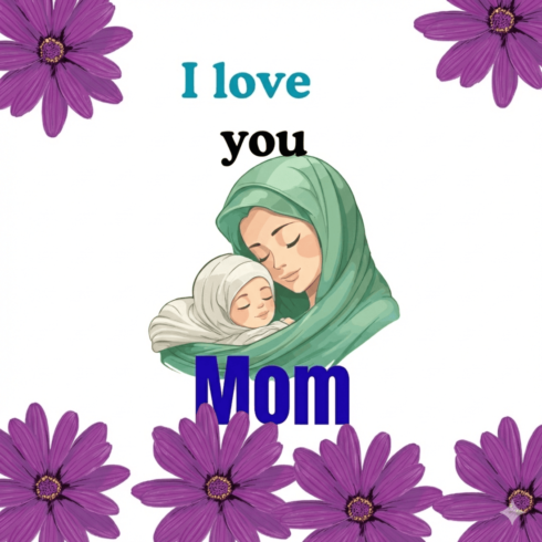 This “Love You Mom” T-shirt design is perfect for expressing unconditional love for your mother Ideal for Mother’s Day, birthdays, or everyday wear Simple, emotional, and timeless typography that looks great on any T-shirt color cover image.