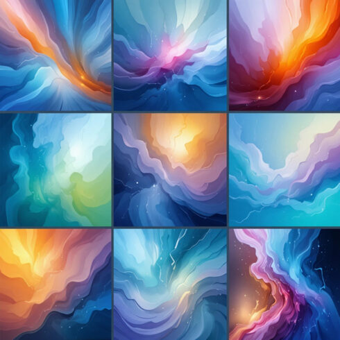 Premium Backgrounds Photoshop Collection | High-Quality Abstract, Gradient & Creative Backgrounds cover image.