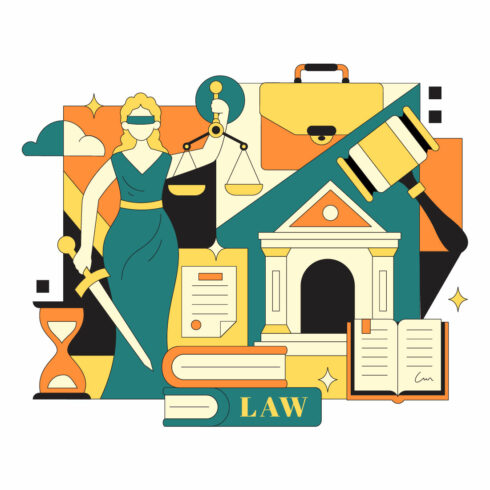 10 Law Firm Services Illustration cover image.