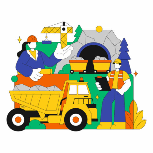 10 Mining Company Illustration cover image.
