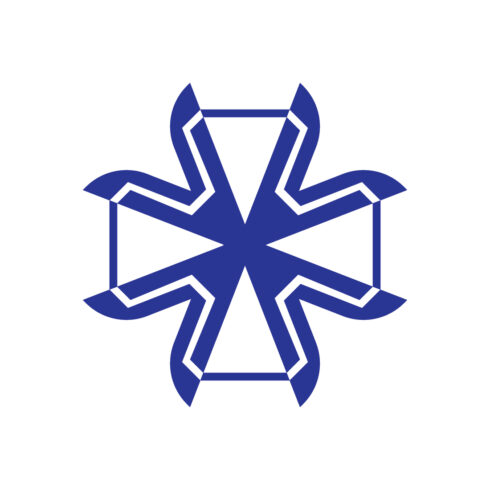 Letter V Logo Design: Abstract Geometric Snowflake Logo Design Template with Letter V + Flower Symbol and Modern Corporate Branding Concept cover image.
