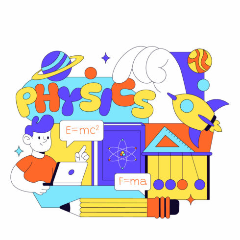 10 Physics Education Illustration cover image.