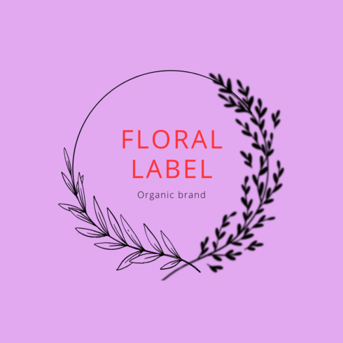 Floral logo design cover image.
