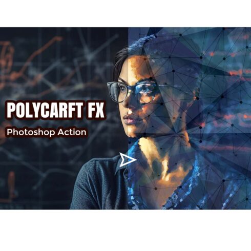 PolyCraft FX Photoshop Action cover image.