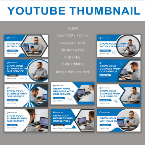 Business Youtube Thumbnail cover image.