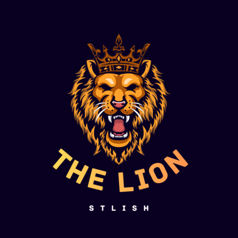 The Lion – Royal Crown Logo | Luxury King Lion Emblem for Branding cover image.