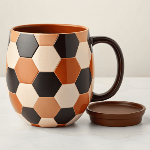 Geometric Coffee and Tea Mugs – Hex Design cover image.
