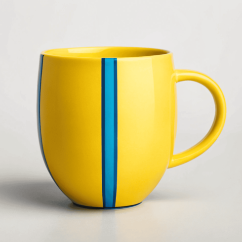 Yellow & Blue Coffee & Tea Mug Mockup Duo cover image.