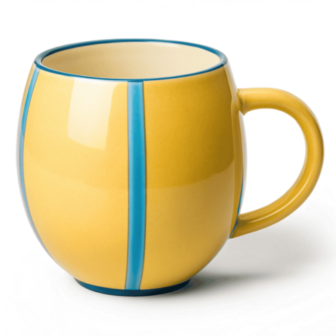 Two-Tone Yellow and Blue Mug Mockup Duo cover image.