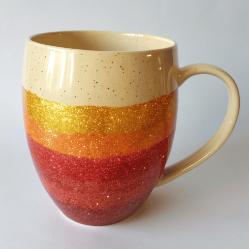 "Golden Ember Coffee & Tea Mug Mockup Pair" cover image.