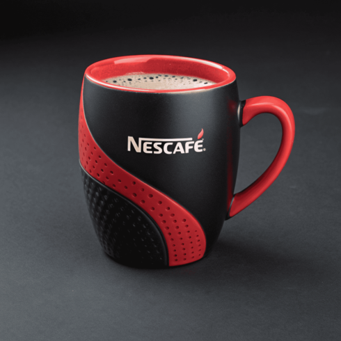 Nescafé Red & Black Signature Mug Mockup Duo cover image.