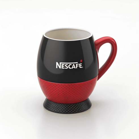 Nescafé Café Style Mug Mockup Pair – Red & Black cover image.