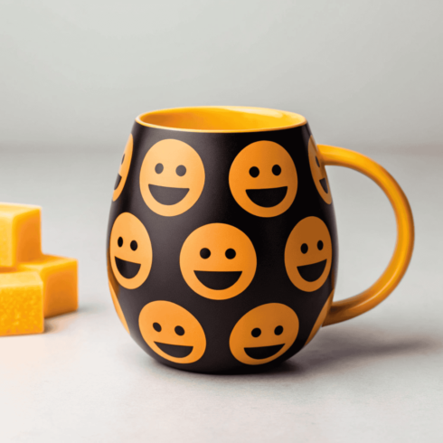 Coffee & Tea Mug Mockup Set – Black & Yellow Edition cover image.