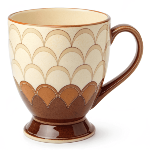 Earth Tone Mug Pair – Cream & Brown cover image.