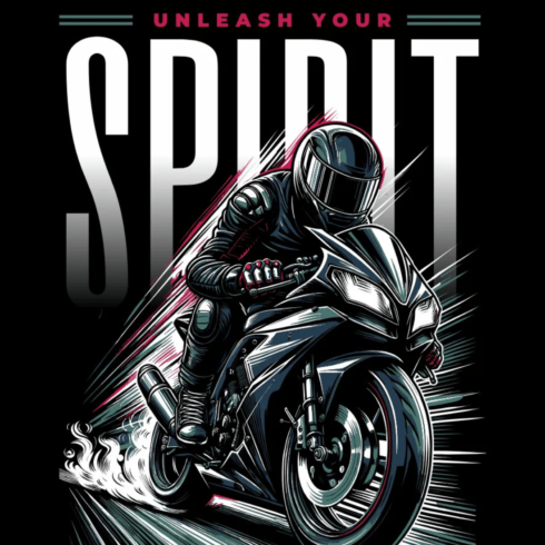 Unleash Your Spirit – Premium Sportbike Vector Illustration cover image.