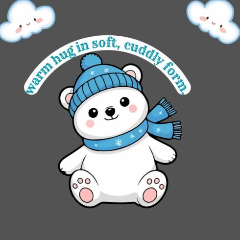 Cozy Winter Teddy Bear cover image.