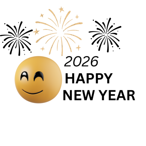 Happy New Year t shirt design cover image.