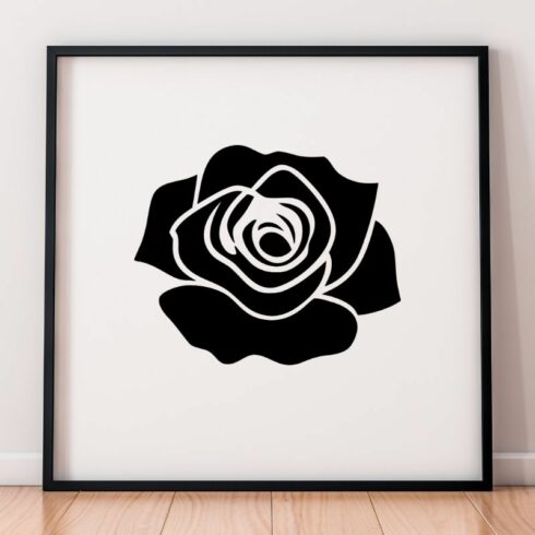 Rose Silhouette SVG Bundle cover image.