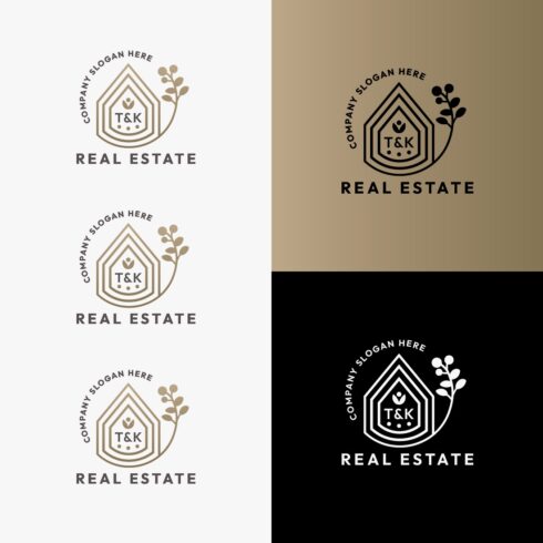 Real Estate Elegant Logo cover image.