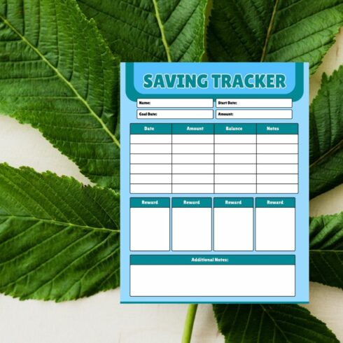 Saving Tracker – Printable & Digital Budget Planner cover image.