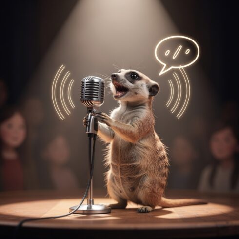 30 High-Quality Singing Meerkat Images – Imaginative Performance Concept Collection cover image.