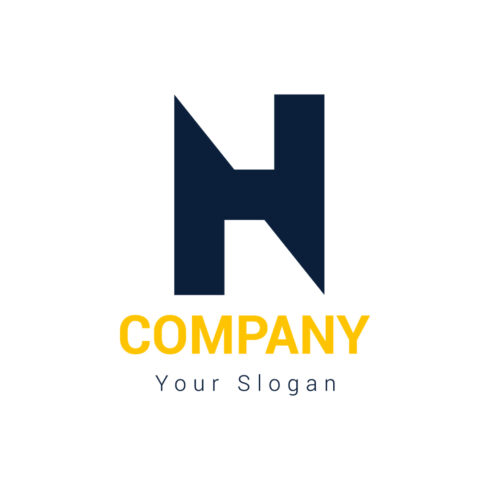 H and N Modern Logo cover image.