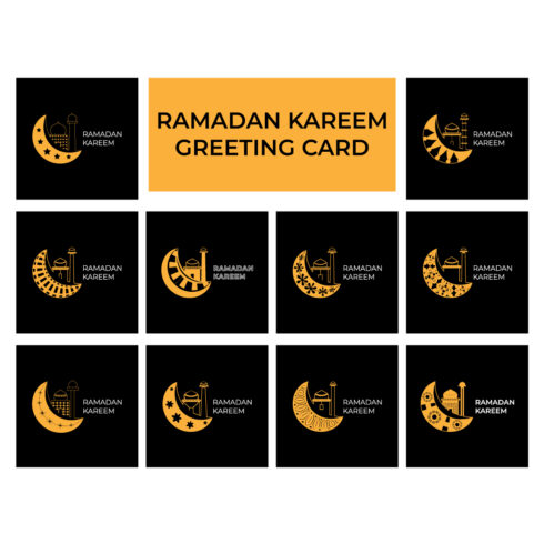 Ramadan Kareem Greeting Card and Social Media Design cover image.
