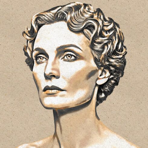 Vintage Print Illustration Action cover image.