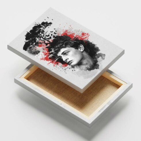 Modern Artistic Ink Splash Portraits cover image.