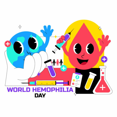 10 World Hemophilia Day Illustration cover image.