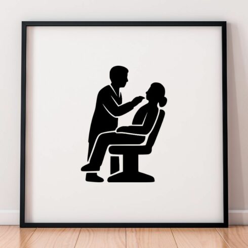 Dentist Silhouette SVG cover image.