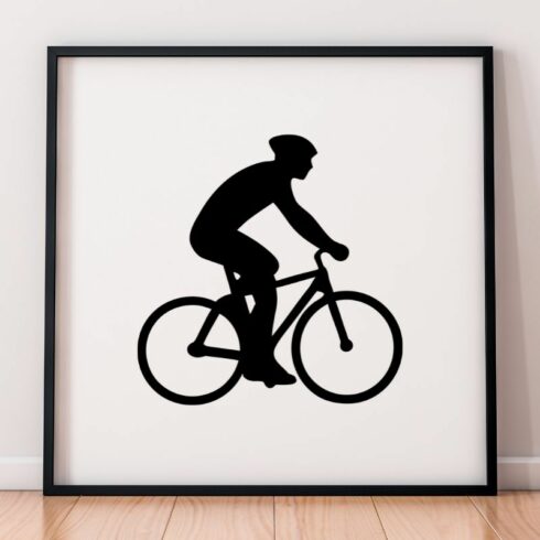 Cycling Silhouette SVG cover image.