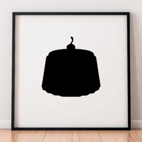 Cake Silhouette SVG cover image.