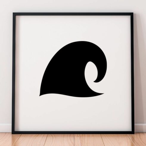 Ocean Wave Silhouette SVG cover image.