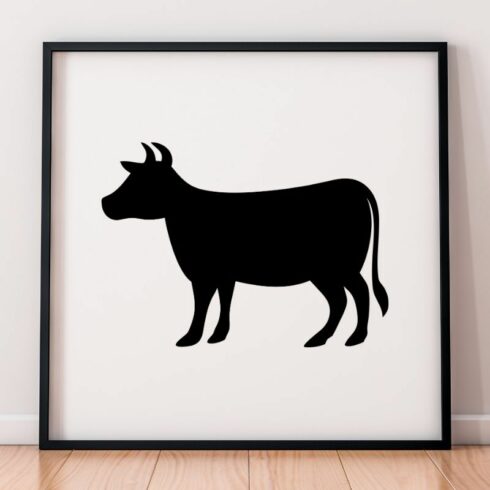 Farm Animals Silhouette SVG cover image.