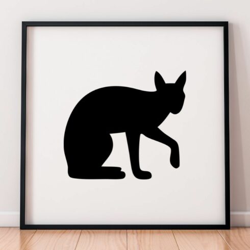 Caracal Silhouette SVG cover image.