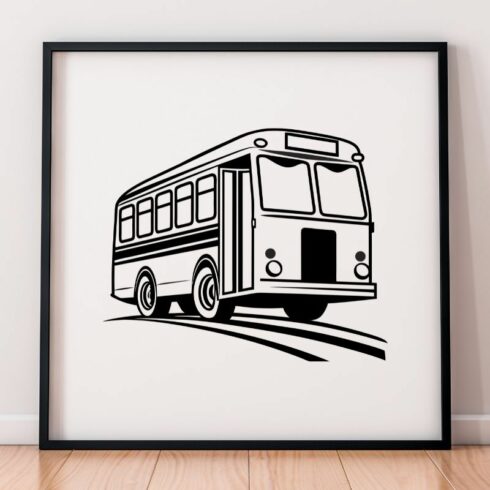 Bus Silhouette SVG cover image.