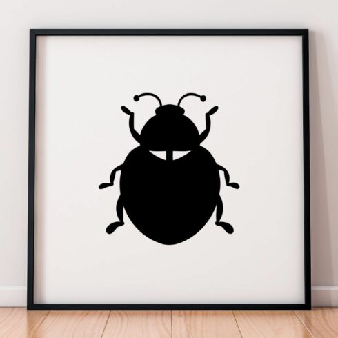 Ladybug Silhouette SVG #2 cover image.